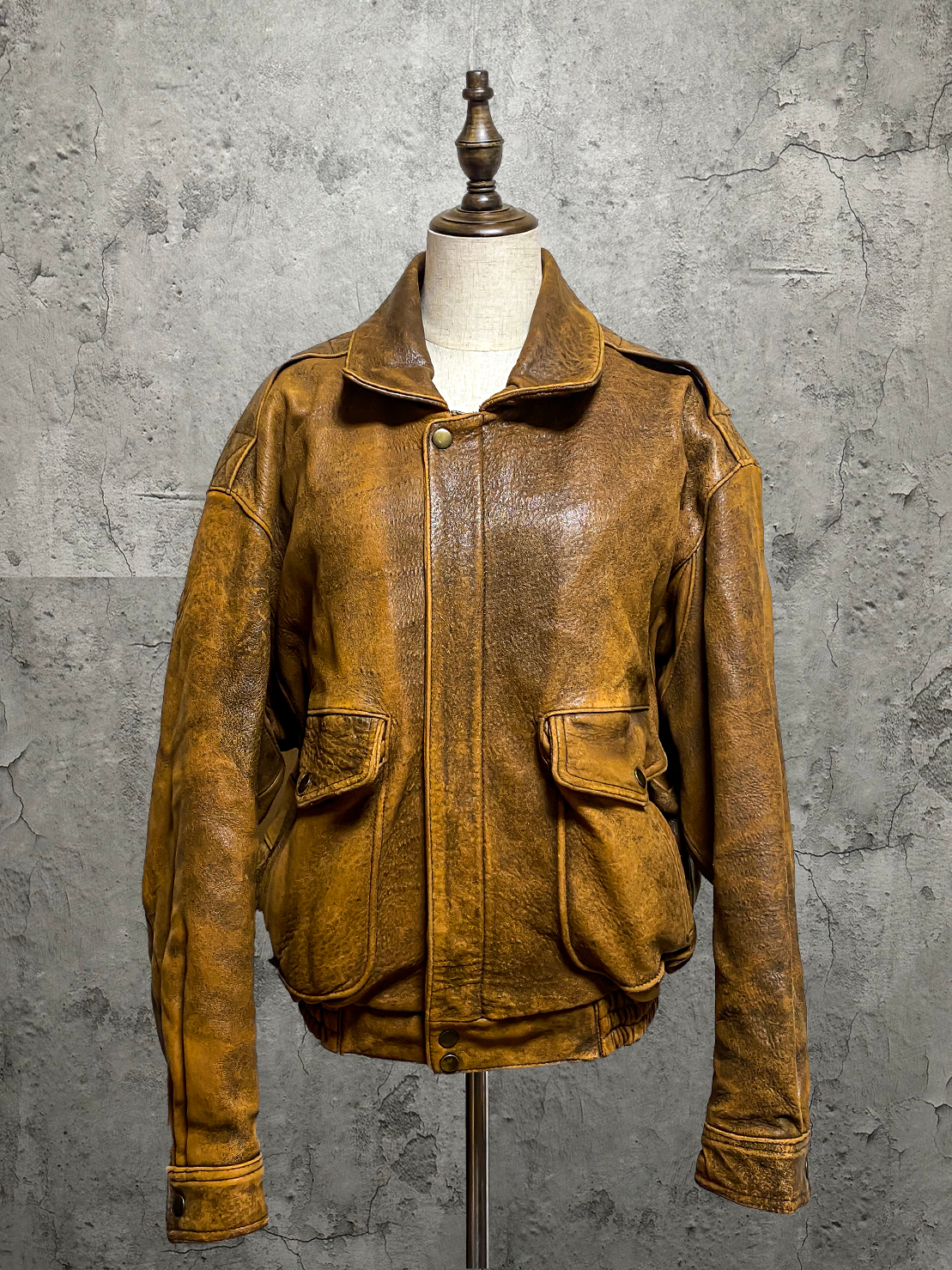 USA Flight Leather Jacket Type G-1 vintage 90s – itone