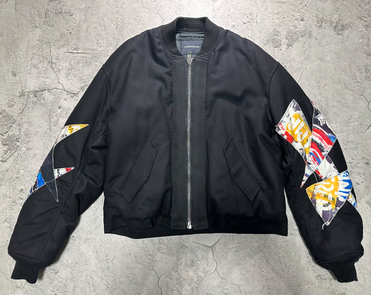 ALMOST BLACK bomber jacket 16AW