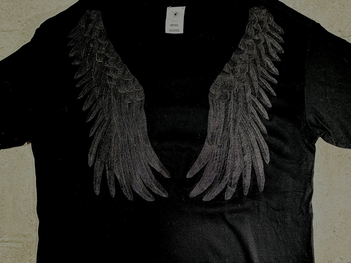 MIHARA YASUHIRO Both wings embroidered t-shirt