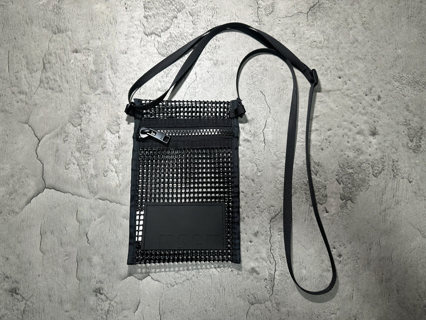 MSGM mesh shoulder bag 21ss