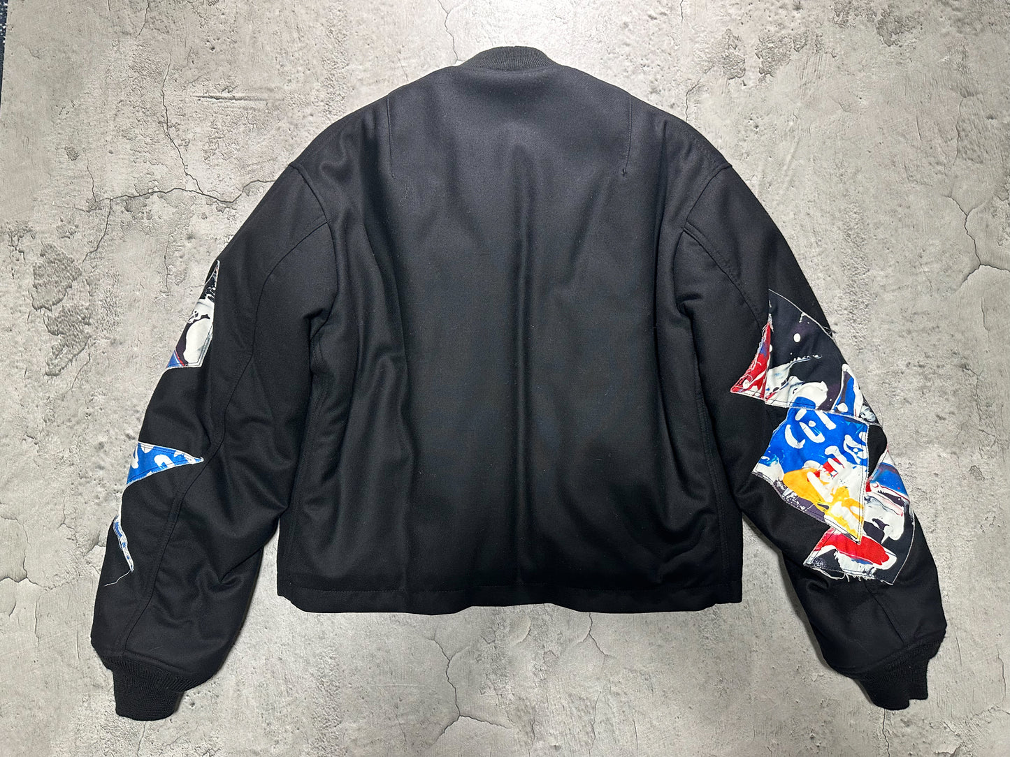 ALMOST BLACK bomber jacket 16AW