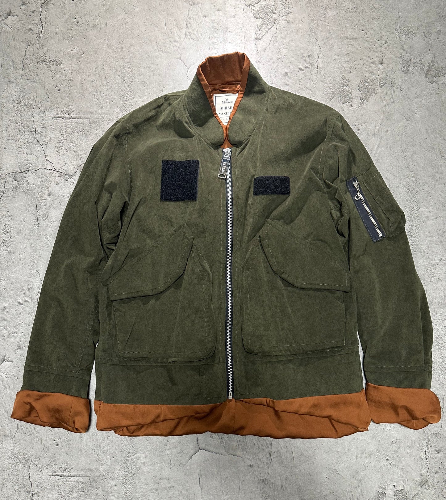 Maison MIHARA YASUHIRO layered military jacket 17aw