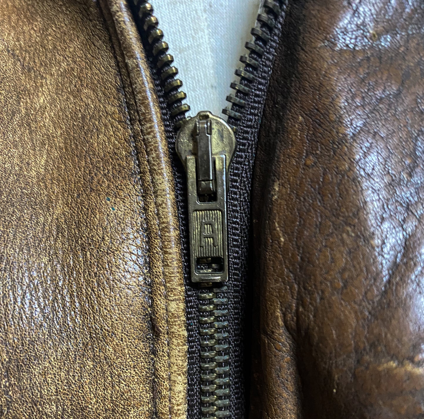 EURO French Flight Leather Jacket vintage 70-90s