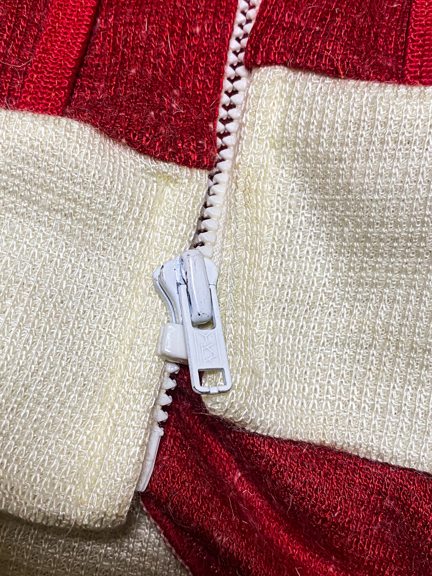 knit track jacket  vintage 80s