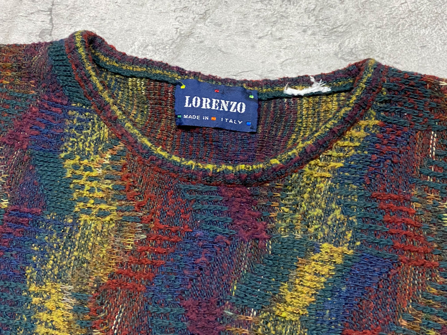 EURO Italy Design Knit vintage 80s