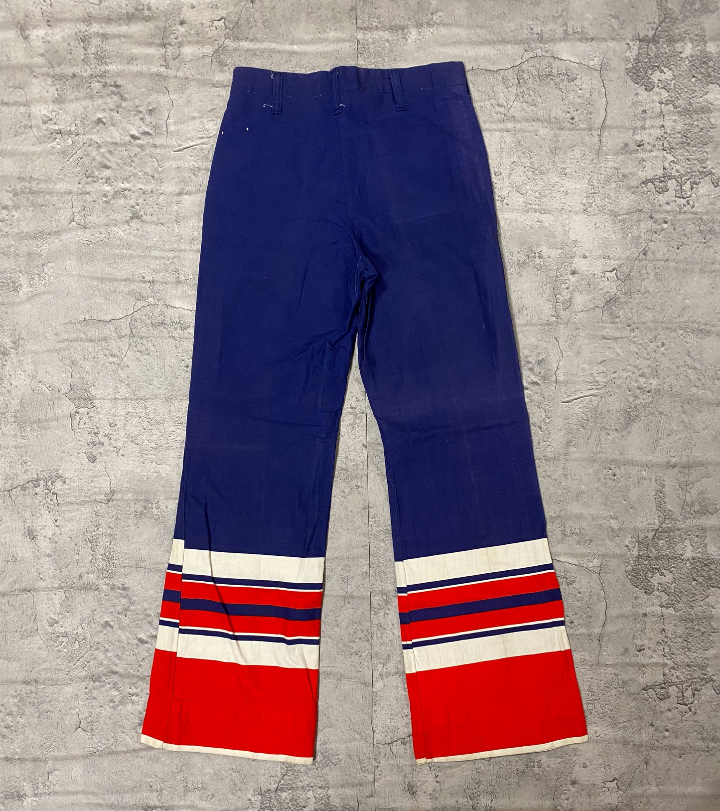 Tricolor Flared Pants vintage 70-80s