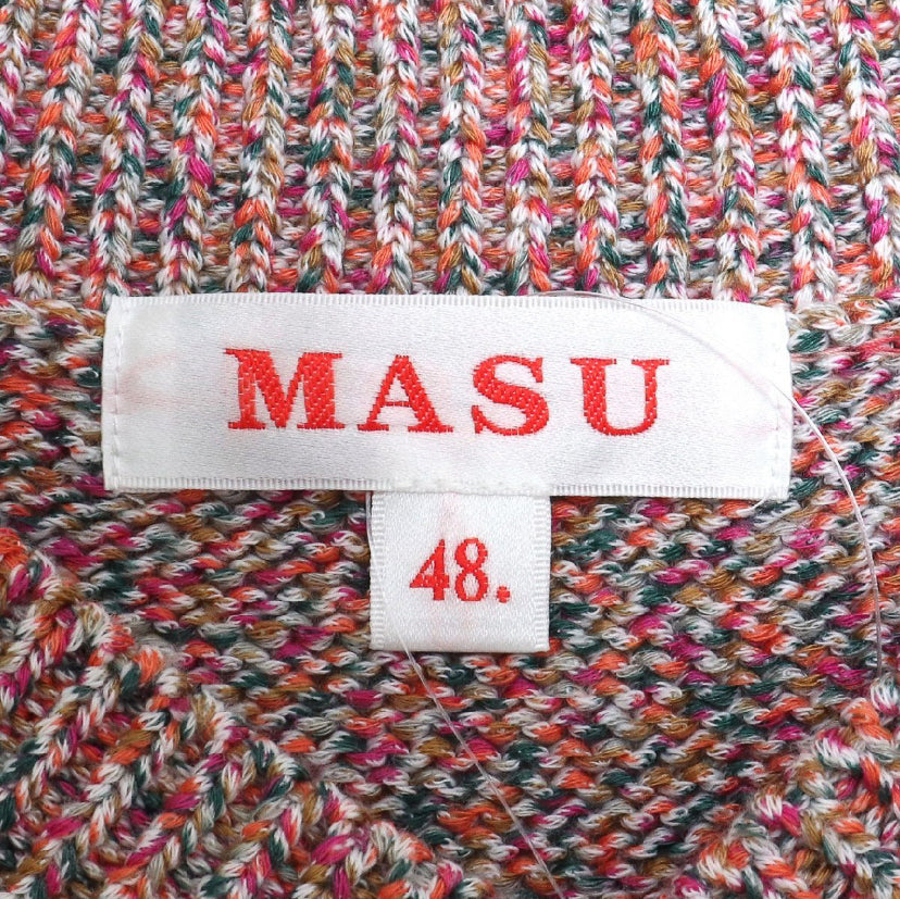 MASU MELANGE LOOSE V-NECK VEST 22SS