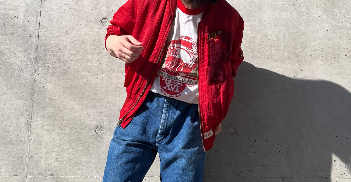 PINKHOUSE RED MA-1 vintage