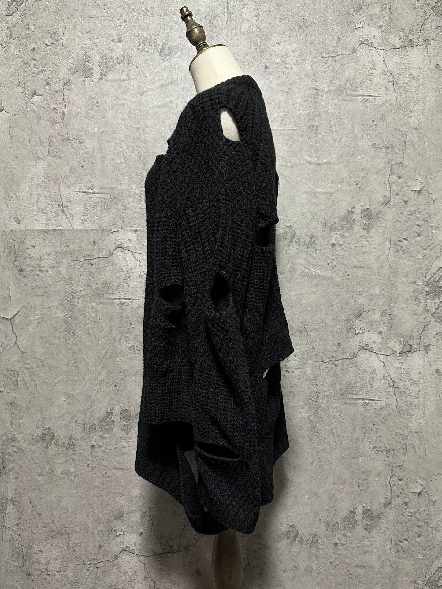 Maison MIHARA YASUHIRO Perforated knit sweater 18AW