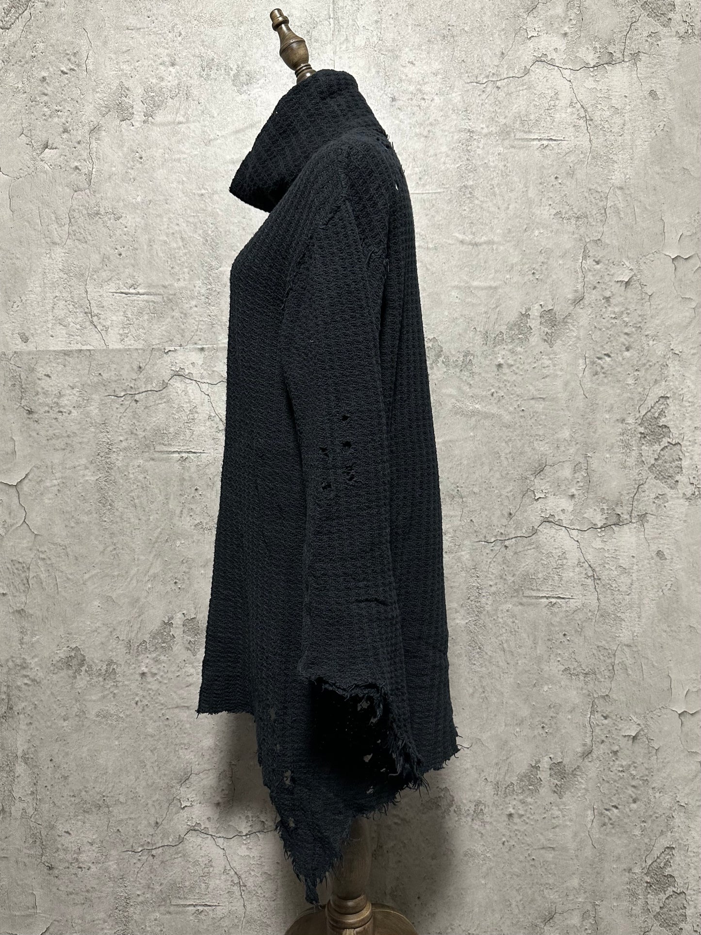 Maison MIHARA YASUHIRO damage turtle knit sweater 16AW