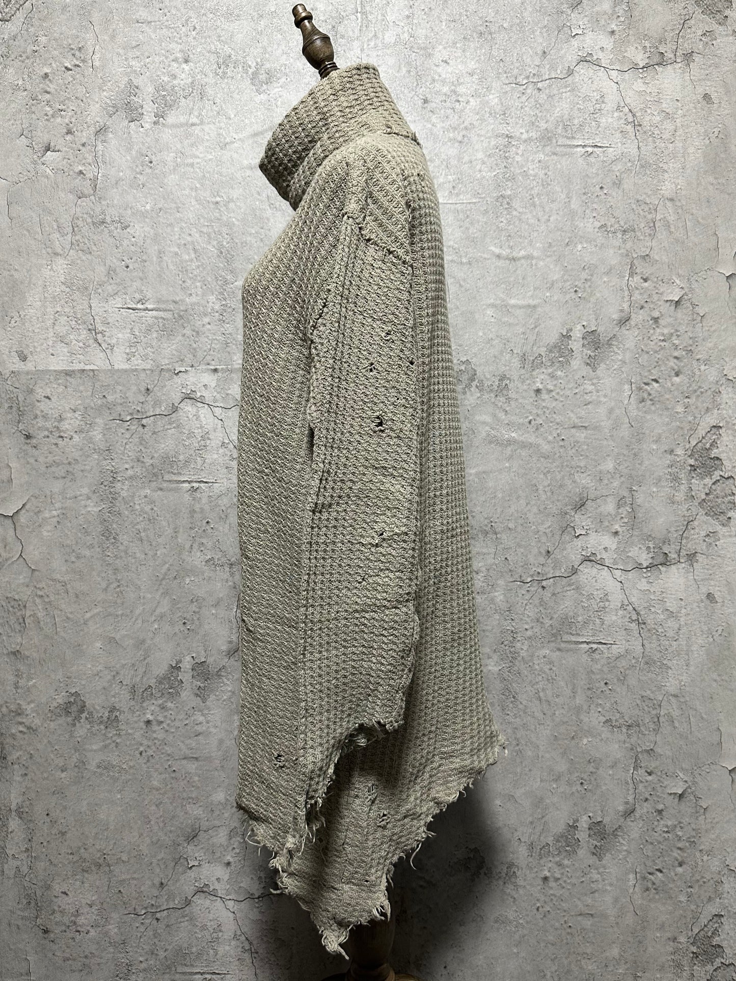 Maison MIHARA YASUHIRO damage turtle knit sweater 16AW