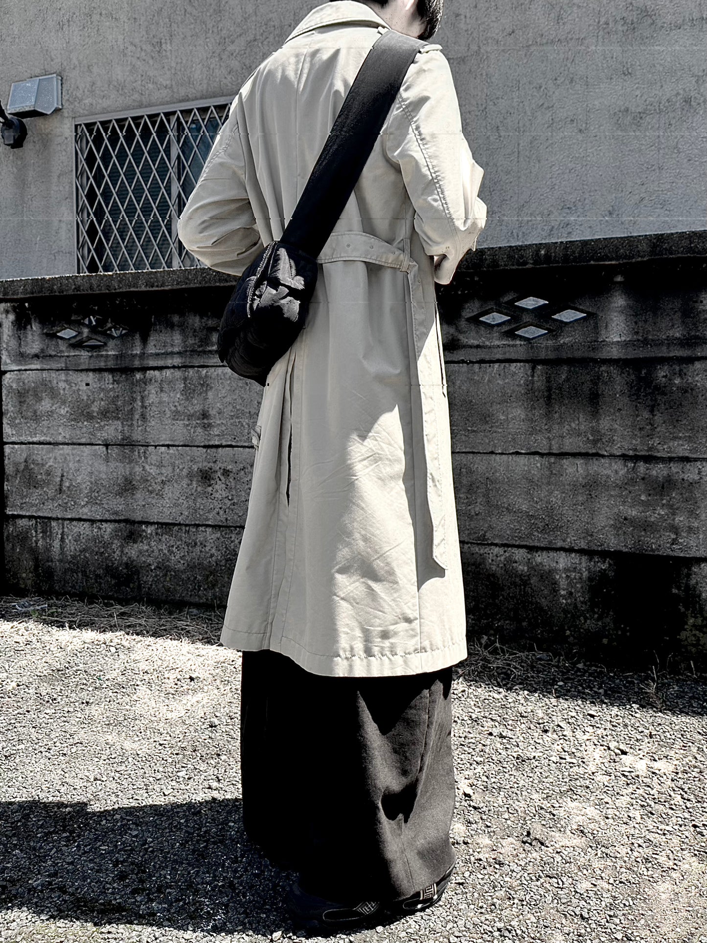Italy Maison Margiela① cut-off trench coat