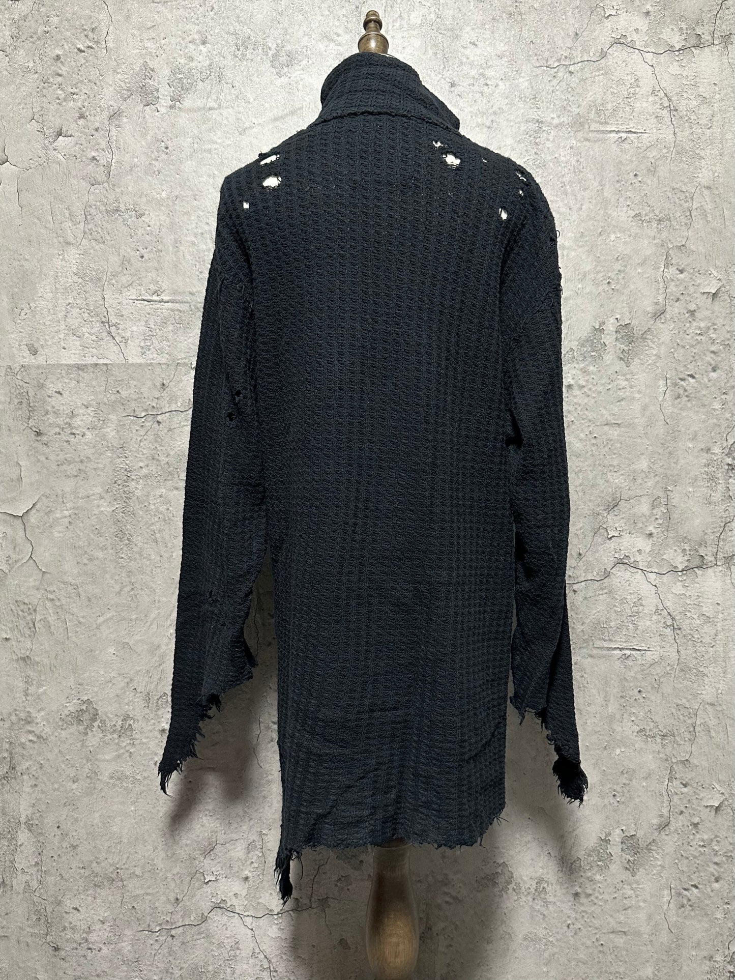 Maison MIHARA YASUHIRO damage turtle knit sweater 16AW