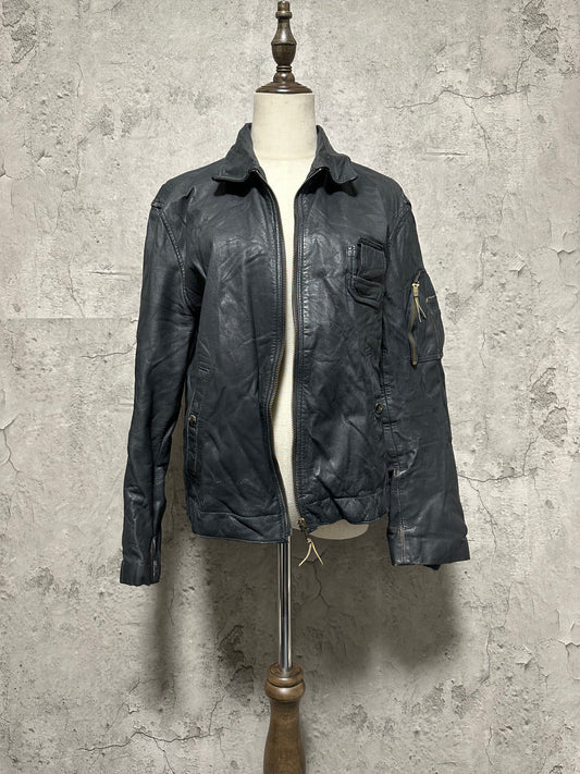 EURO French Flight Leather Jacket