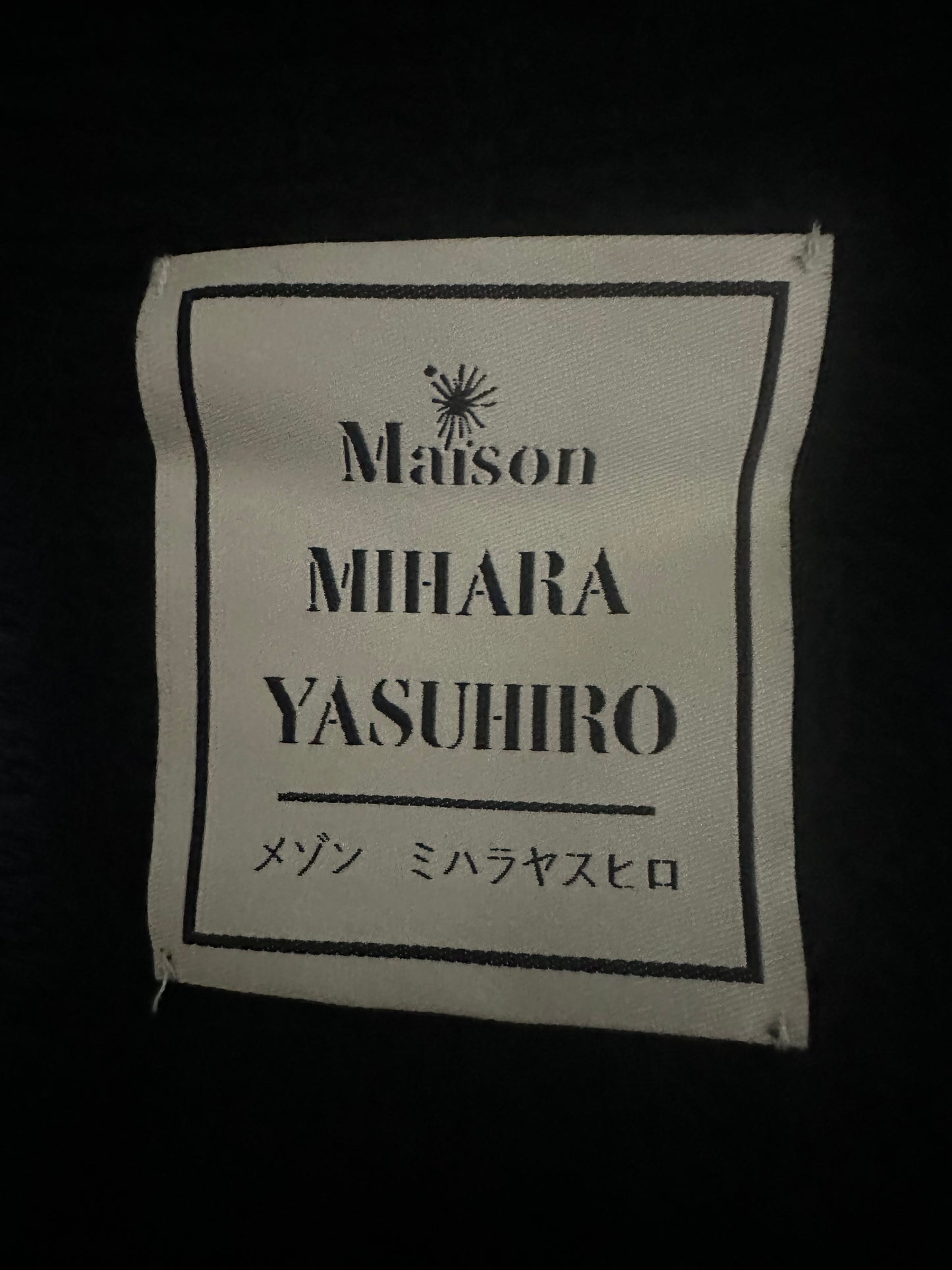 Maison MIHARA YASUHIRO damage turtle knit sweater 16AW