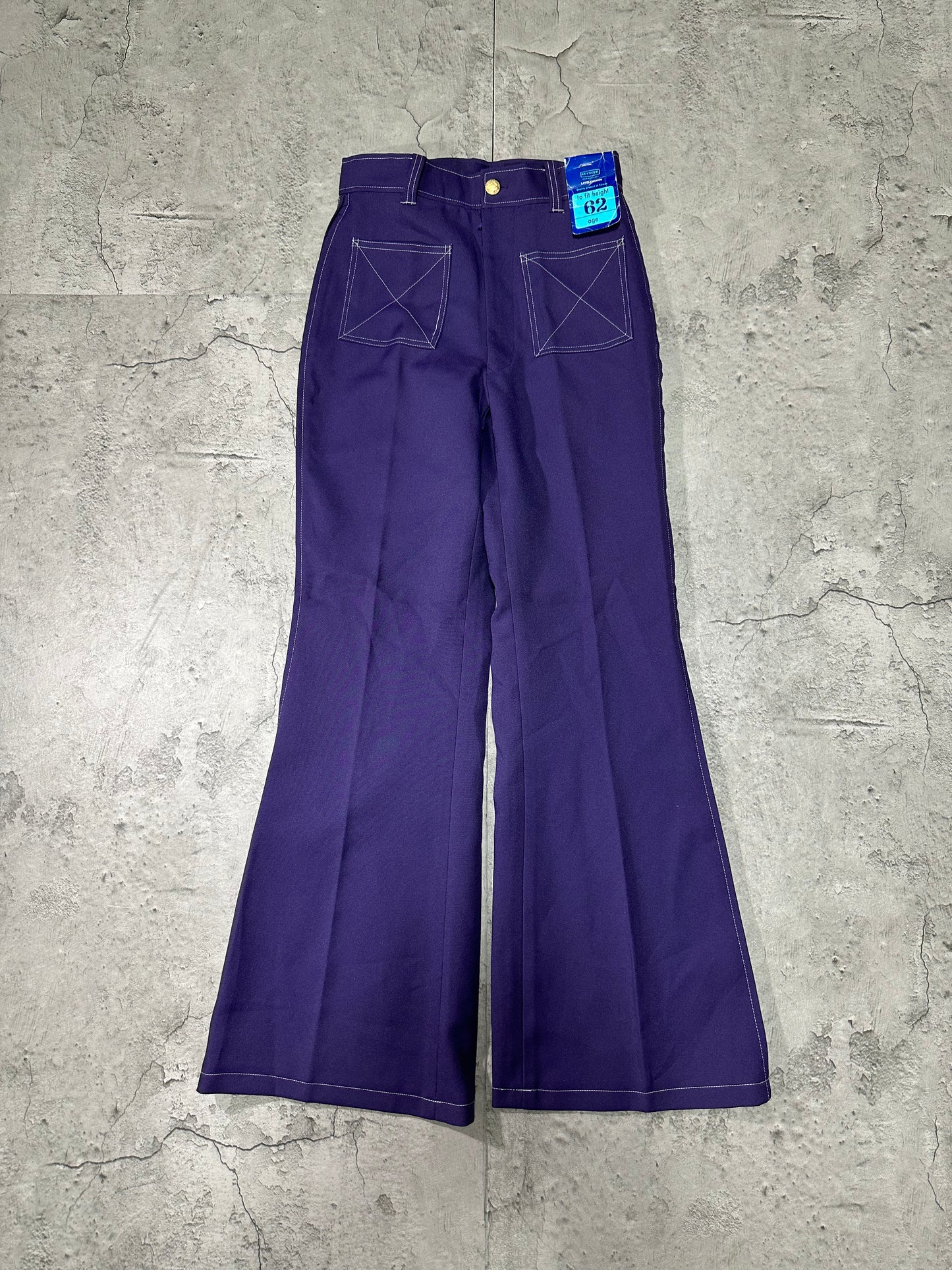 dead stock flare pants vintage 70~80s